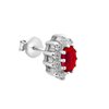 Kolczyki z rubinami i brylantami 0,30ct - KK/009b