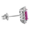 Kolczyki z rubinami i brylantami 0,34ct - KK/011b