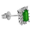 Kolczyki ze szmaragdami i brylantami 0,34ct - KK/011d