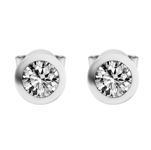 Kolczyki z białego złota z brylantami 0,40ct - KB/002a