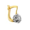Kolczyki z żółtego złota z brylantami  0,26ct - KB/003b