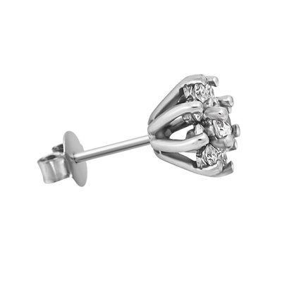 Kolczyki z białego złota z brylantami 0,26ct - KB/007a