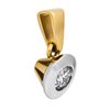 Zawieszka z żółtego złota z brylantem 0,20ct - ZB/002b