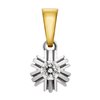 Zawieszka z żółtego złota z brylantem 0,13ct - ZB/003a