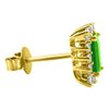Kolczyki ze szmaragdami i brylantami 0,34ct - KK/014d