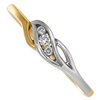 Pierścionek zaręczynowy z żółtego złota z brylantami 0,05ct - PB/066
