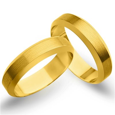 Obrączki ślubne z żółtego złota o szerokości 5mm - OZ/053