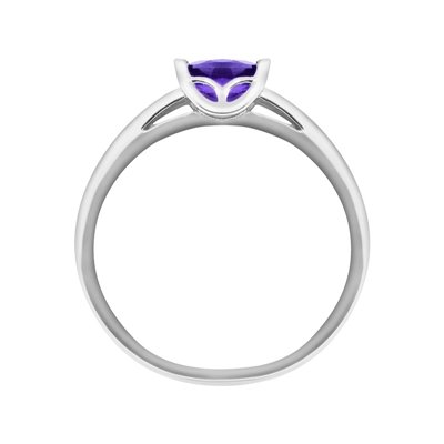 Pierścionek zaręczynowy z tanzanitem i brylantami 0,03ct - PK/013e