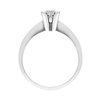 Pierścionek zaręczynowy z białego złota z brylantem 0,08ct - PB/006a