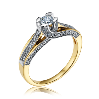 Świat Złota Sklep internetowy jubiler-Pierścionek- PB/040b