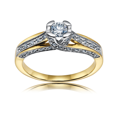 Świat Złota Sklep internetowy jubiler-Pierścionek- PB/040b