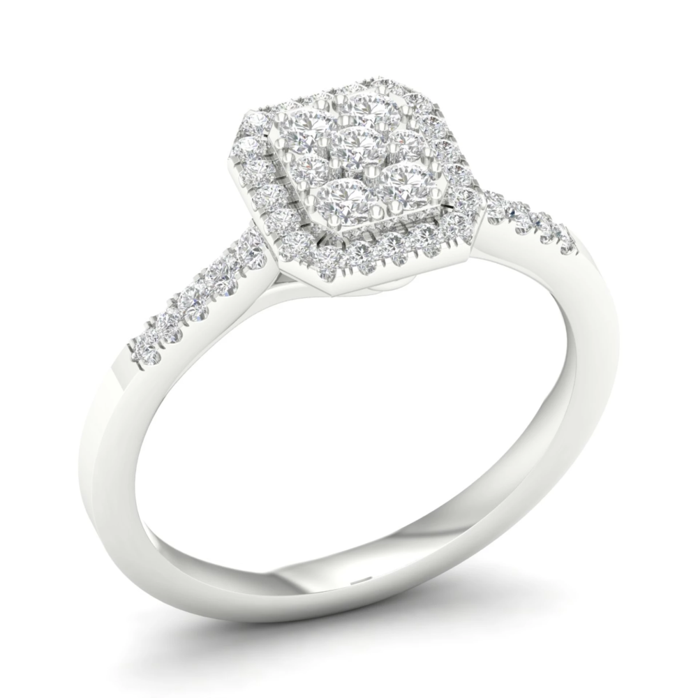 PIERŚCIONEK MR-4436 W