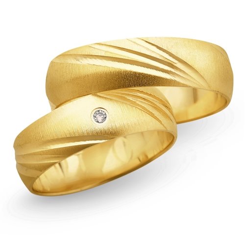 Obrączki ślubne z żółtego złota o szerokości 6mm - OZ/031