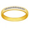 Pierścionek zaręczynowy z żółtego złota z brylantami 0,15ct - PB/033b