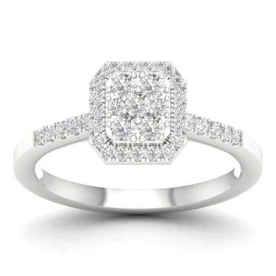 PIERŚCIONEK MR-4436 W